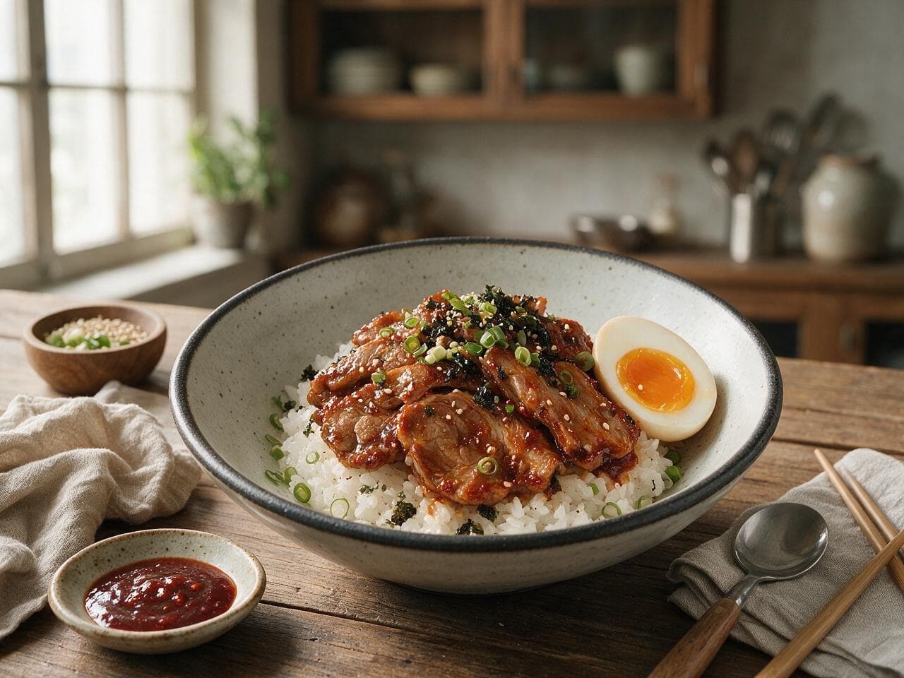 수비드 돼지목살 활용 예시